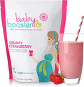 Creamy Strawberry Prenatal Vitamin Supplement and Protein Shake, Caffeine Free, Vegetarian DHA, 1 lb H8739