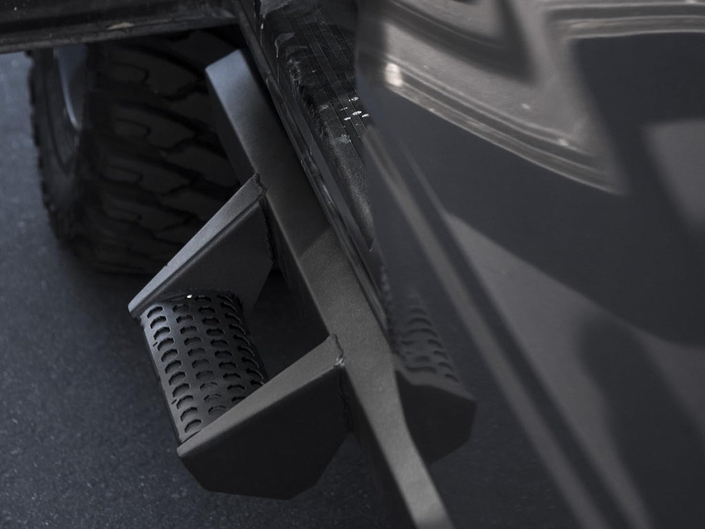 Matte Black Drop Step Bars L7765