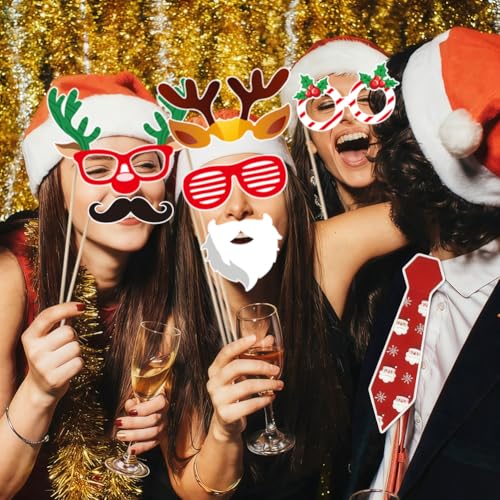Christmas Photo Booth Props Party Decorations with Photo Frame B579628