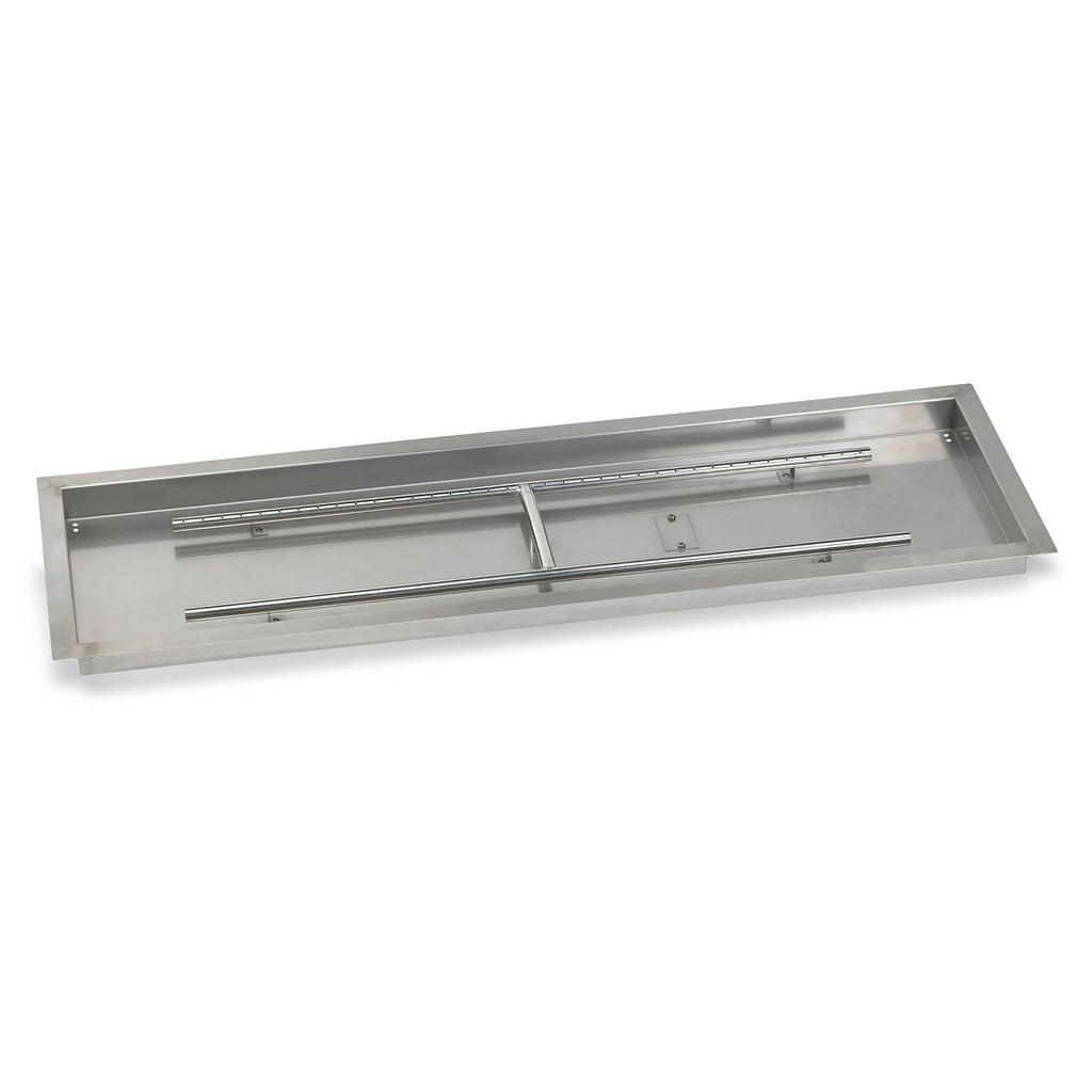 Stainless Steel Rectangular Drop-in Fire Pit Pan A1332