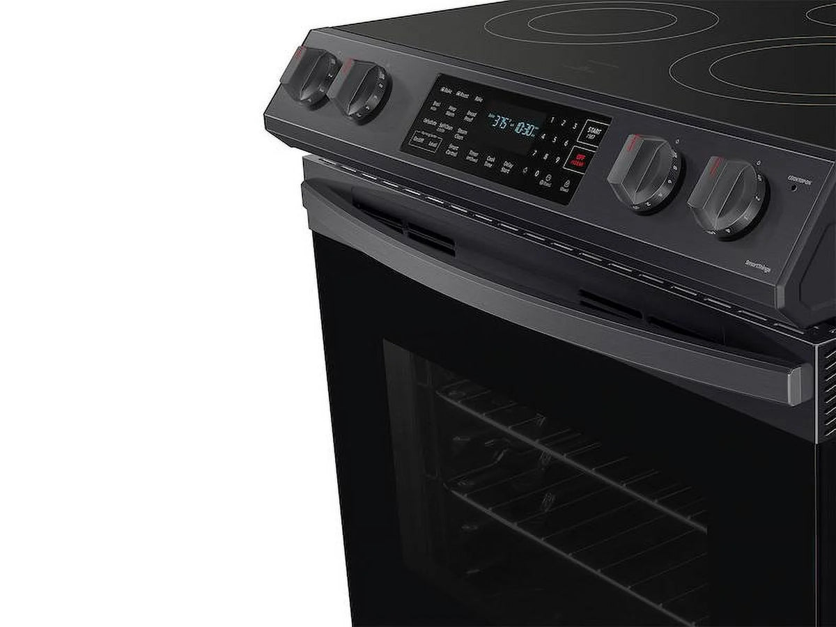 6.3 Cu. Ft. Black Stainless Slide-In Electric Range with Convection N434371