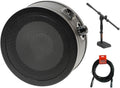 Black Dynamic Capture Mic with Microphone Stand & XLR Cable V621823