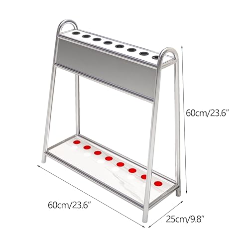 Portable Metal Pool Cue Holder Stand for 8 Pool Sticks P777