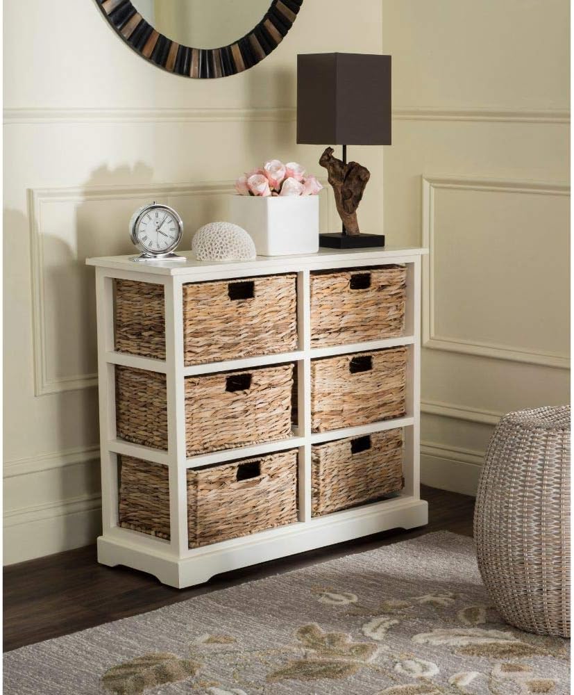 Wicker Basket Storage Chest H3939