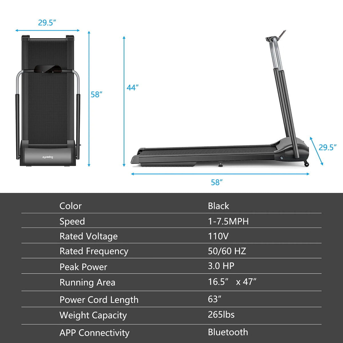 Folding Treadmill E318
