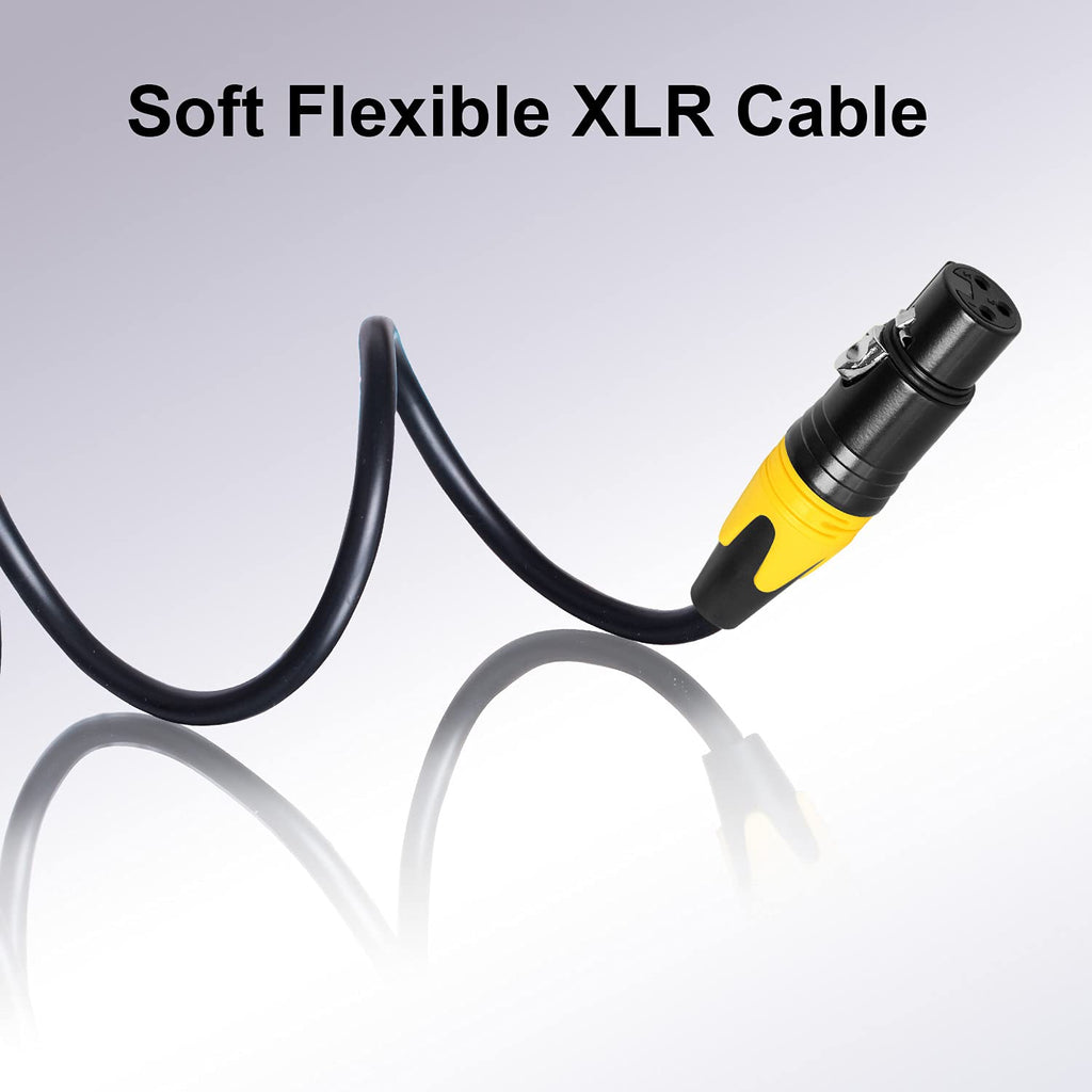 XLR Microphone Cables 25ft 4 Pack R59896