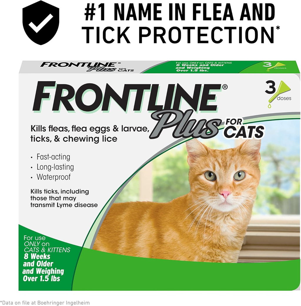 Flea and Tick Treatment for Cats (8 Doses) E422441