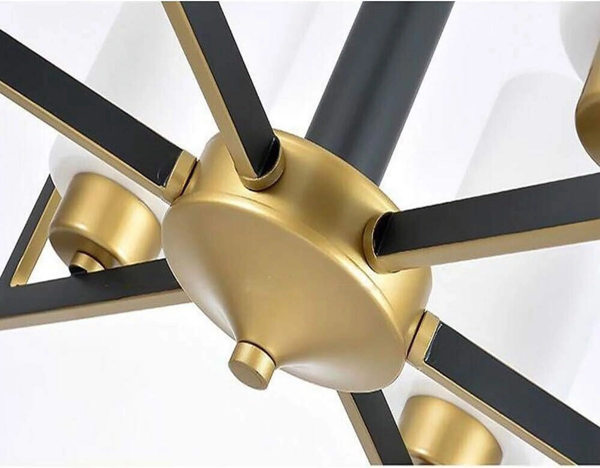 Chandelier with White Shade T32119