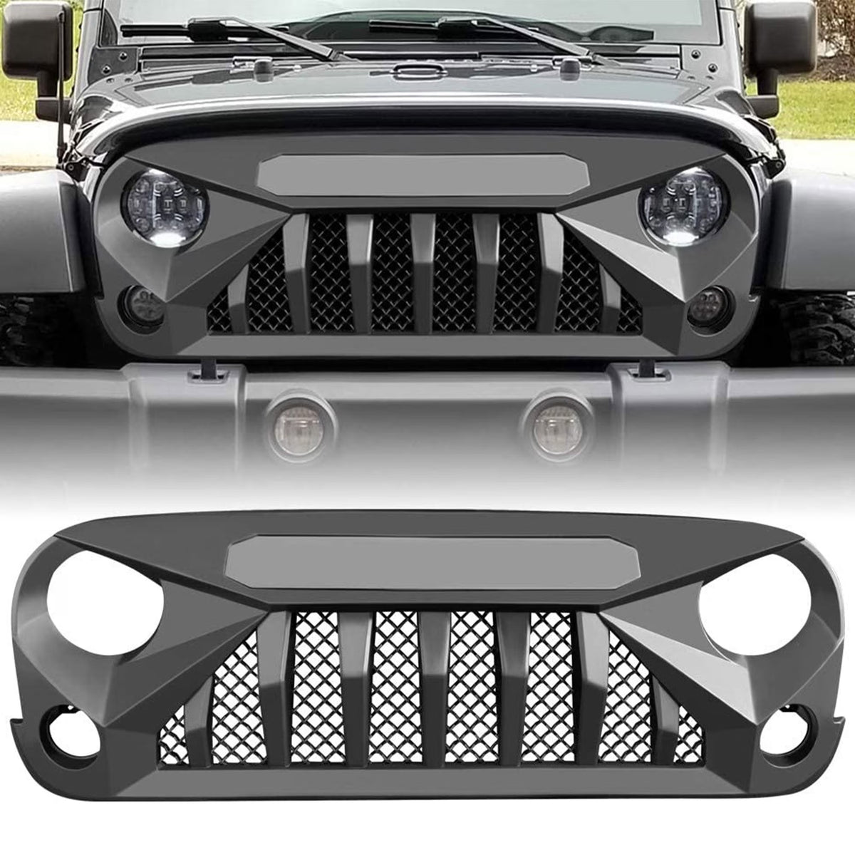 Matte Black Gladiator Grille S6157