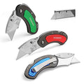 Folding Utility Knife Set with Extra Blades B7643