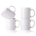 12 OZ White Ceramic Sublimation Mugs Set of 4 X225