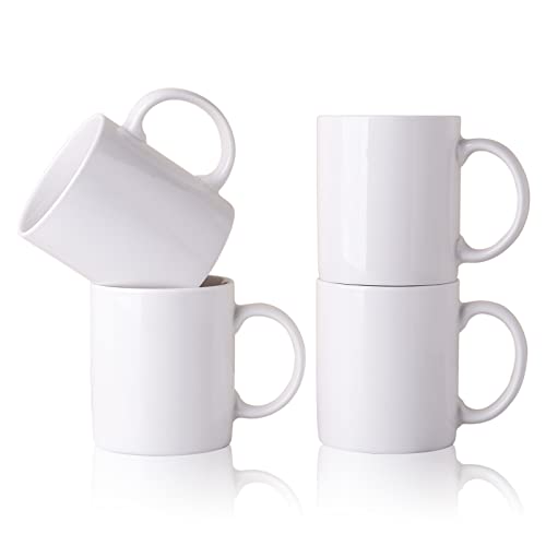 12 OZ White Ceramic Sublimation Mugs Set of 4 X225