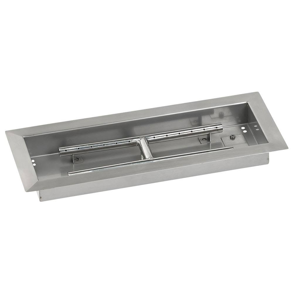 Stainless Steel Rectangular Drop-in Fire Pit Pan A1332