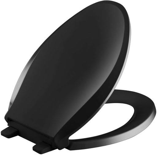 Quiet Close Elongated Plastic Toilet Seat N38307