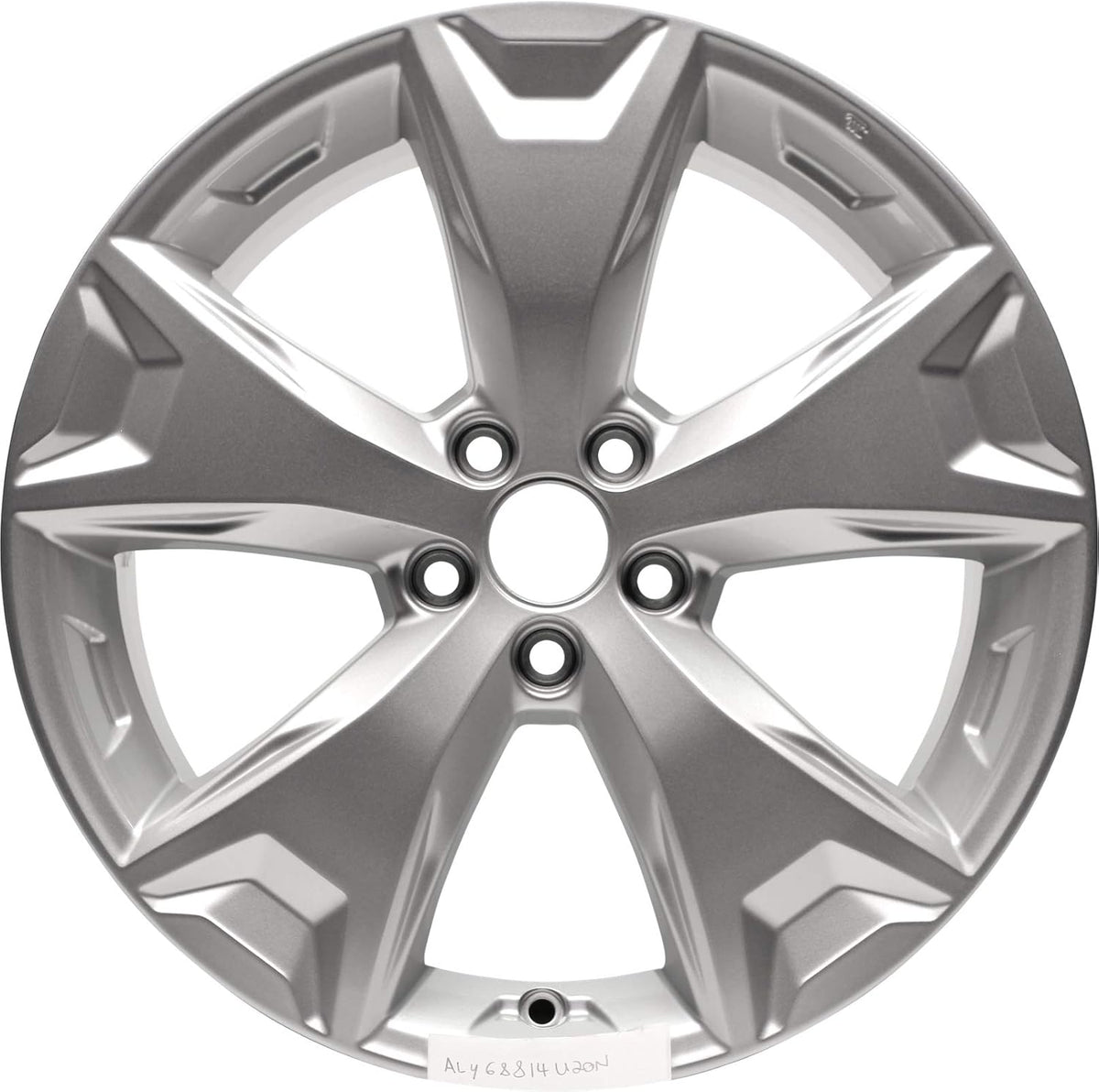 Aluminum Alloy Wheel Rim 17 Inch 5 Lug 5 Spokes B758896