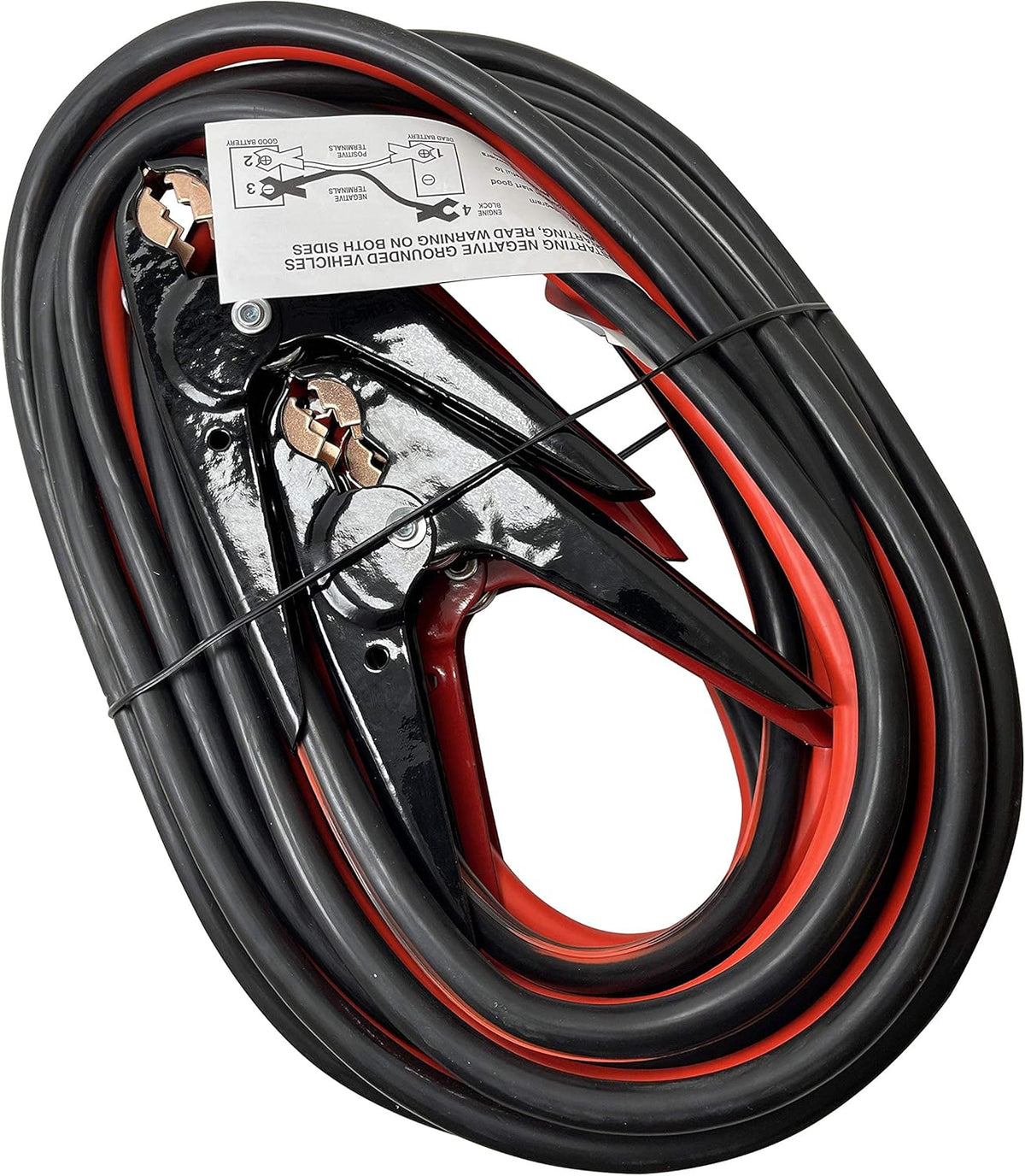 4 Gauge x 20 FT 600 Amp Copper Booster Jumper Cables O79428