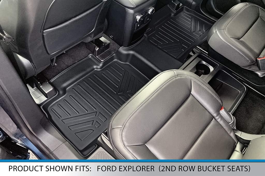Black 3 Row Floor Mats and Cargo Liner Set F98073