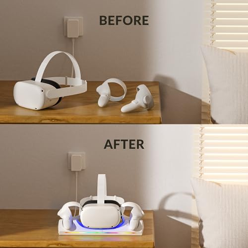 Charging Dock for VR Headset & Controllers with 2 Rechargeable 2100mAh Batteries X146716