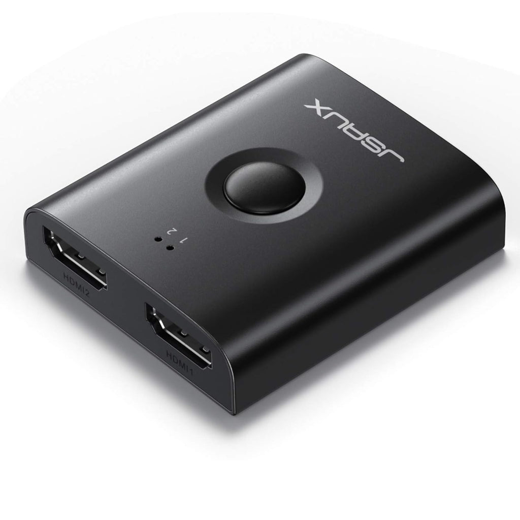 4K 60Hz HDMI Switch 2 in 1 Out Aluminum Bi-Directional Splitter Pack of 2 K84395