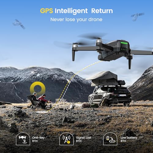 2 Axis Mechanical Gimbal GPS 4K Camera Drone Z52971