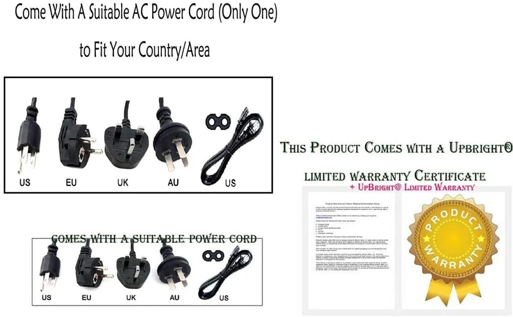 12V AC/DC Adapter for External Hard Drive Power Supply D427479