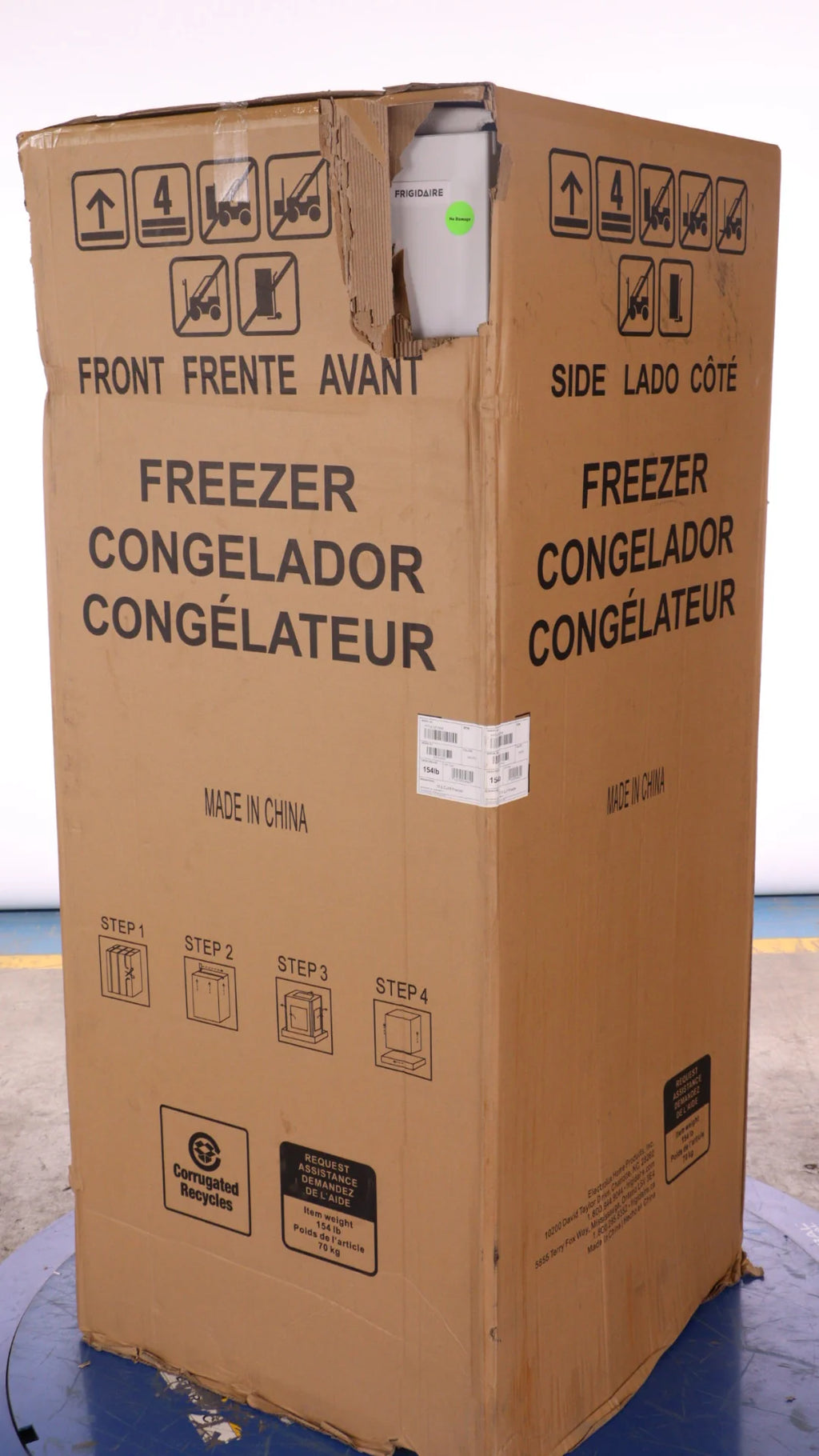 27 in 15.5 cu ft Upright Freezer F80409