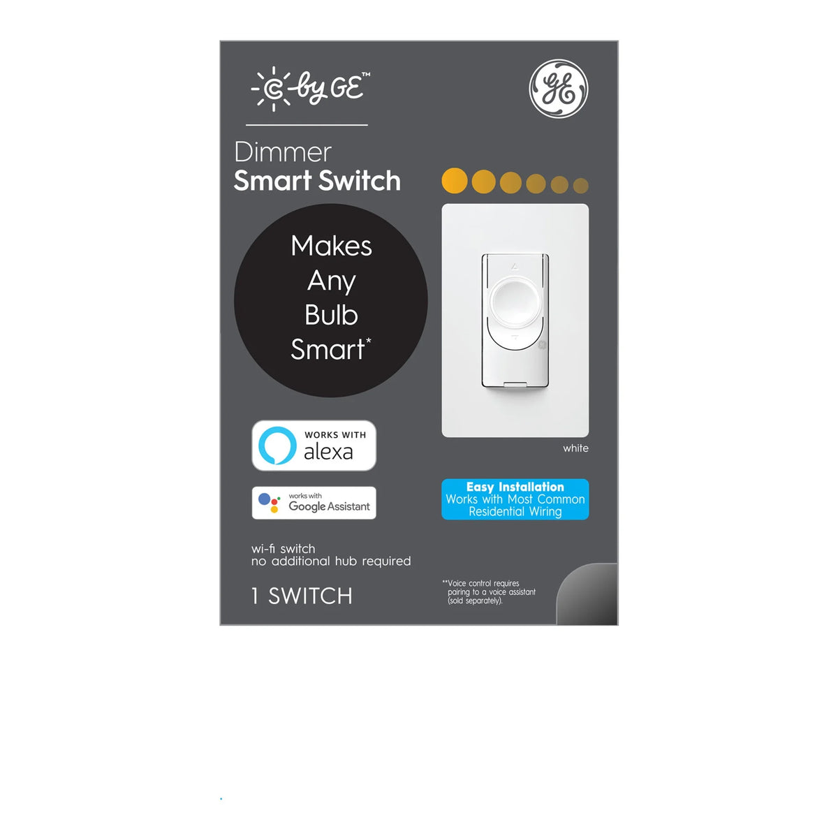 White Smart Light Switch D474