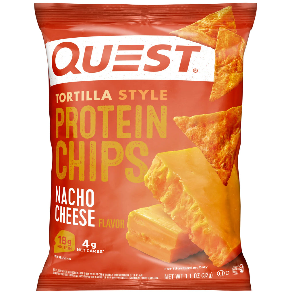 Nacho Cheese and Loaded Taco Tortilla Style Protein Chips Variety Pack, 12 Count R245
