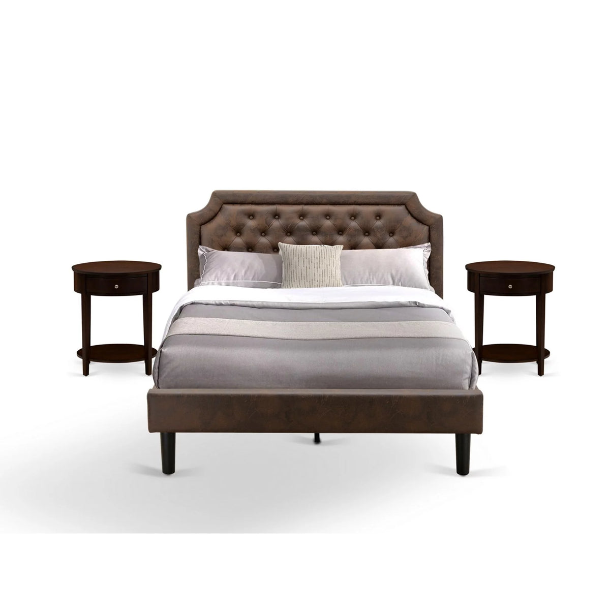 3 Pieces Wood Queen Bedroom Set O91530