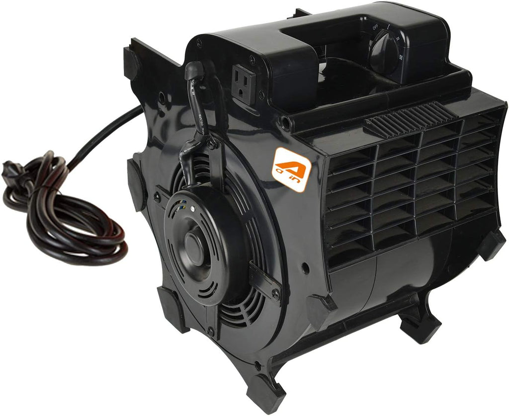 Black 3-Speed Air Mover Fan S28301