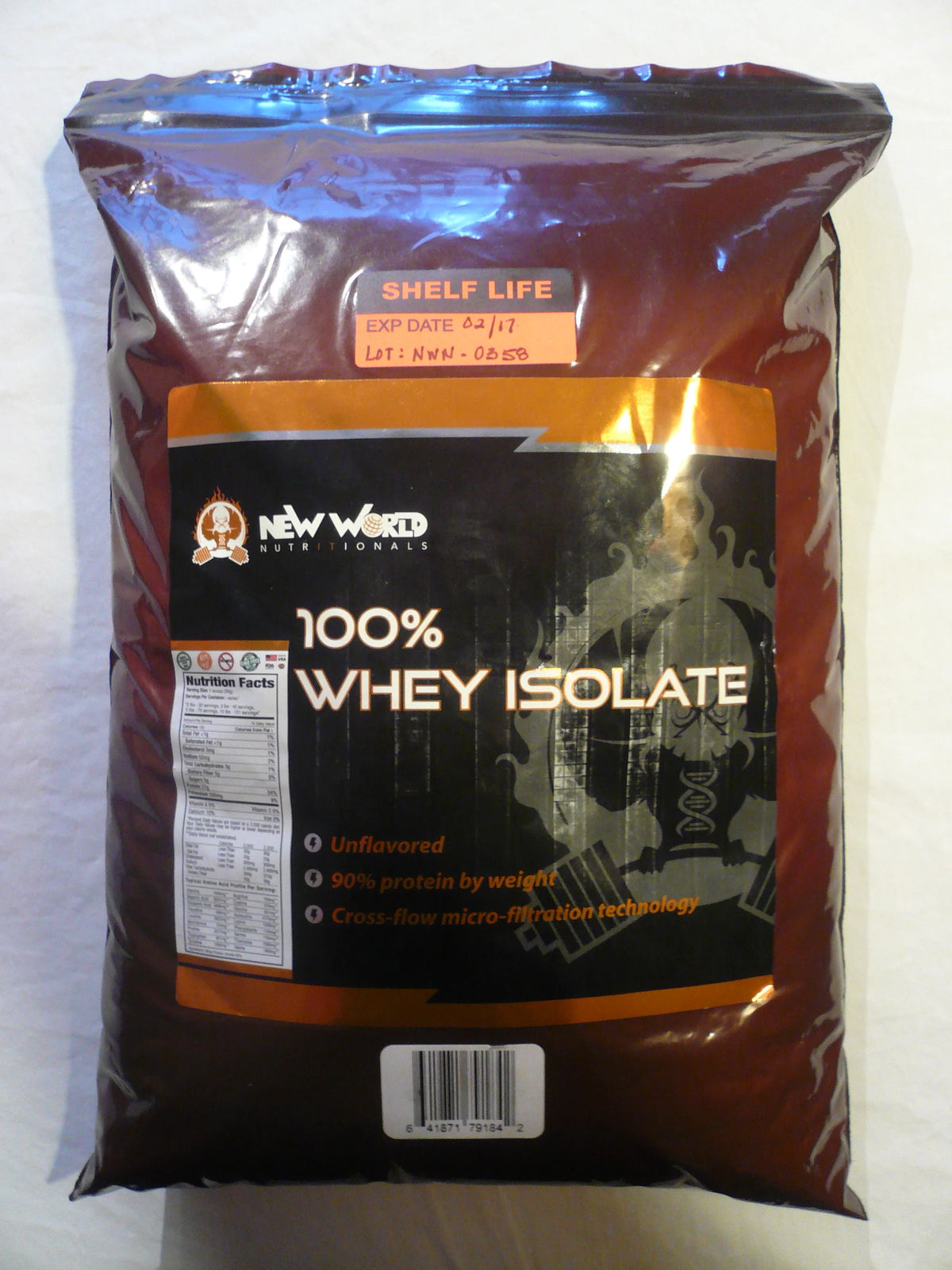 Chocolate Whey Protein Isolate Powder 15 Ibs T289957