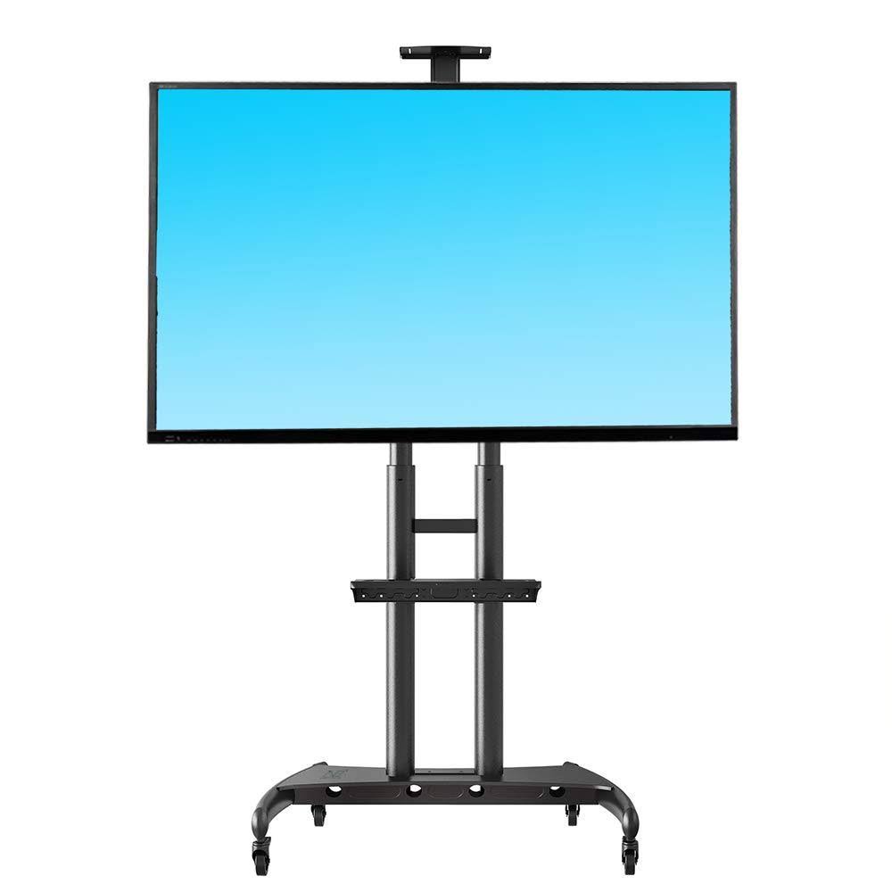Mobile TV Cart TV Stand with Wheels for 55 - 80 inch LCD LED OLED U15800