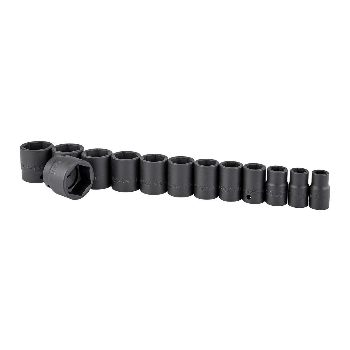 1/2 in. Drive SAE Impact Socket Set, 13-Piece Z616502