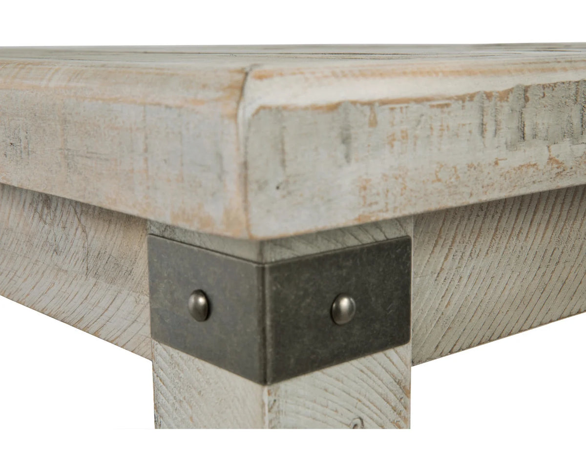 White Wash Gray End Table C84408