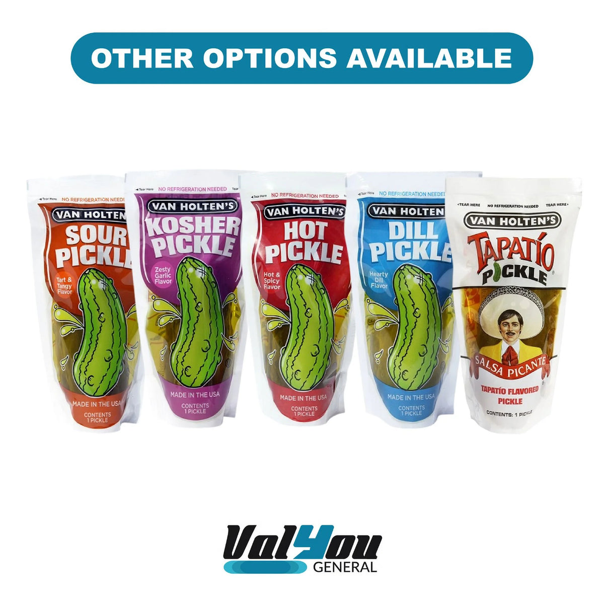 Jumbo Tapatio Salsa Pickle In-A-Pouch, 12x 5oz Pouches Q68234