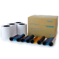 5x7x22 Ribbon and Paper Case 4X 190 Sheet Rolls W552008