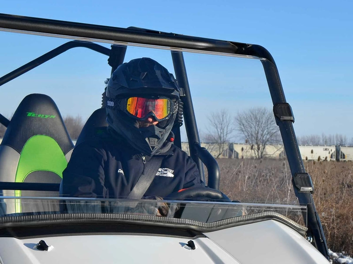 Heavy-Duty Full Windshield 1/4 Thick Clear Polycarbonate B15662