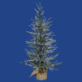 48x22 Frosted Artificial Christmas Tree with 70 Clear Lights W116