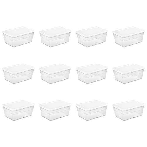 16 Quart Storage Box, 12-Pack E8254