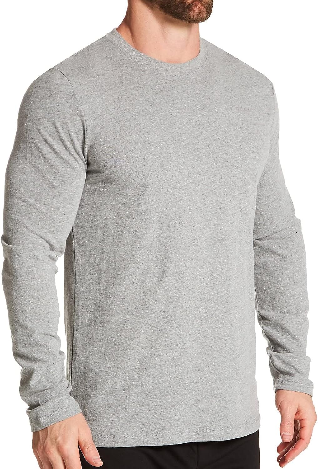 Gray Large Long Sleeve Tee B1039