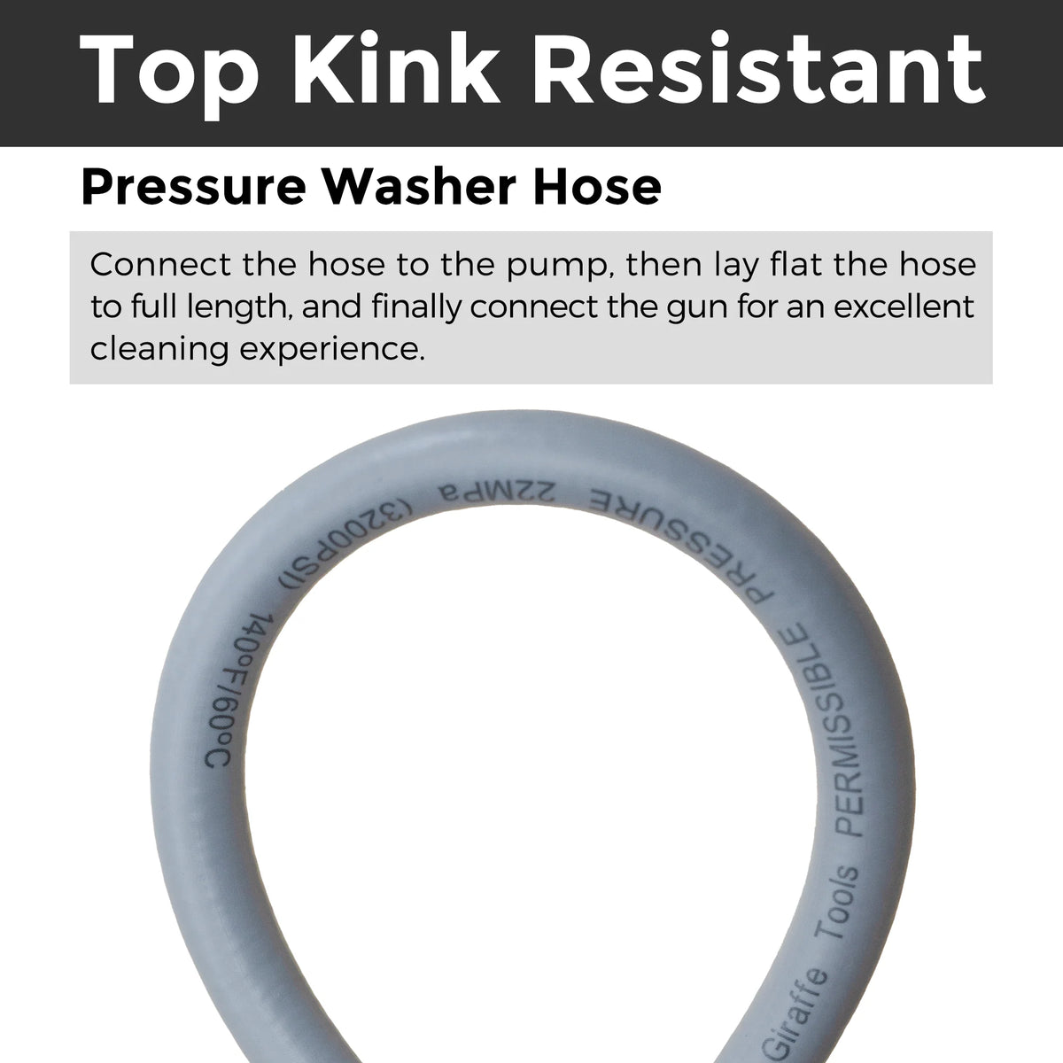 Power Washer Hose 25ft-100ft U6980