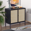 Black Rattan Storage Cabinet N939321