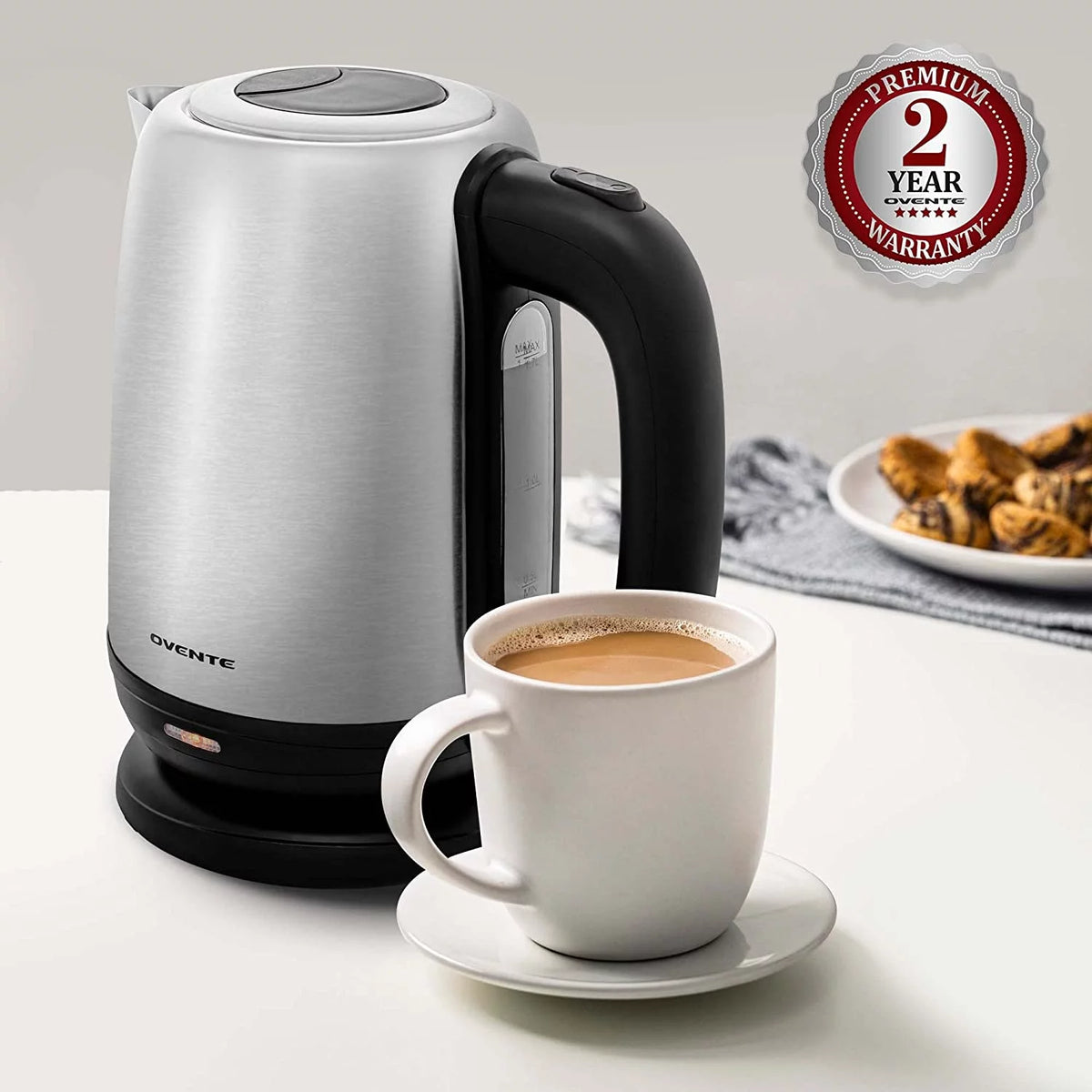 Electric Stainless Steel Kettle 1.7 Liter H143