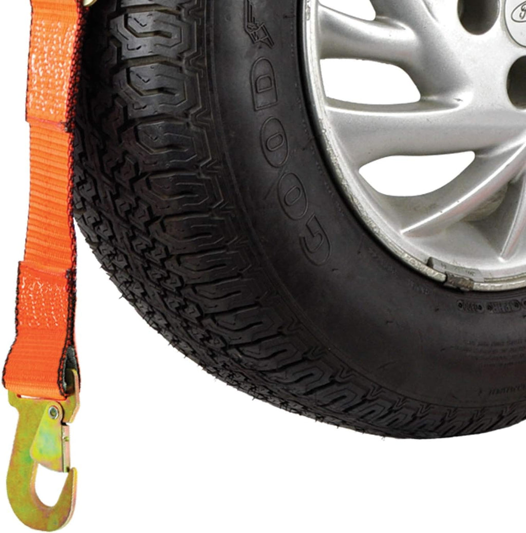 2 Pack Wheel Lift Harnesses with Snap Hooks, 1,600 Pound Safe Working Load N5453