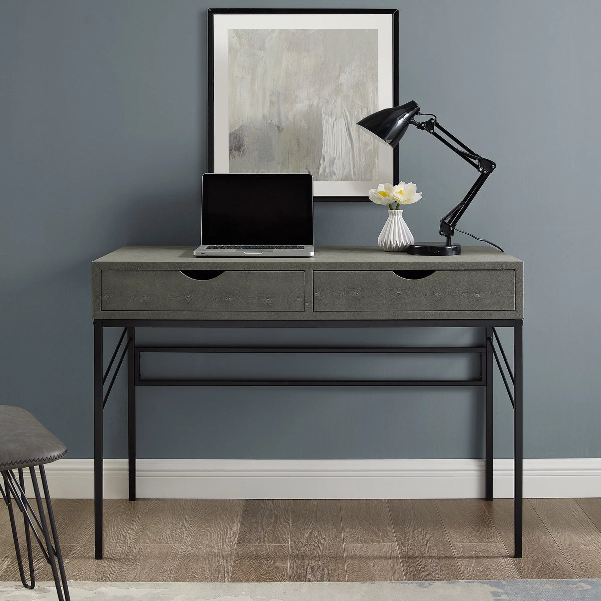 Grey Writing Desk J80159