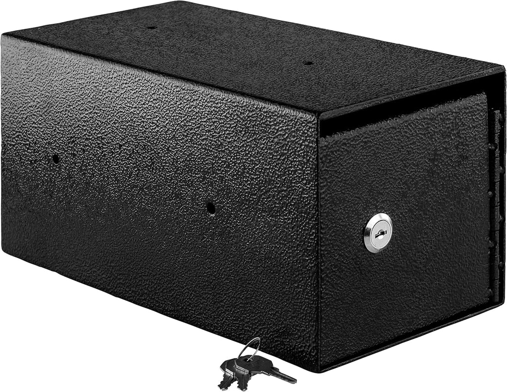 Tan 6x6x12 Inch Steel Key Lock Drop Box R354340