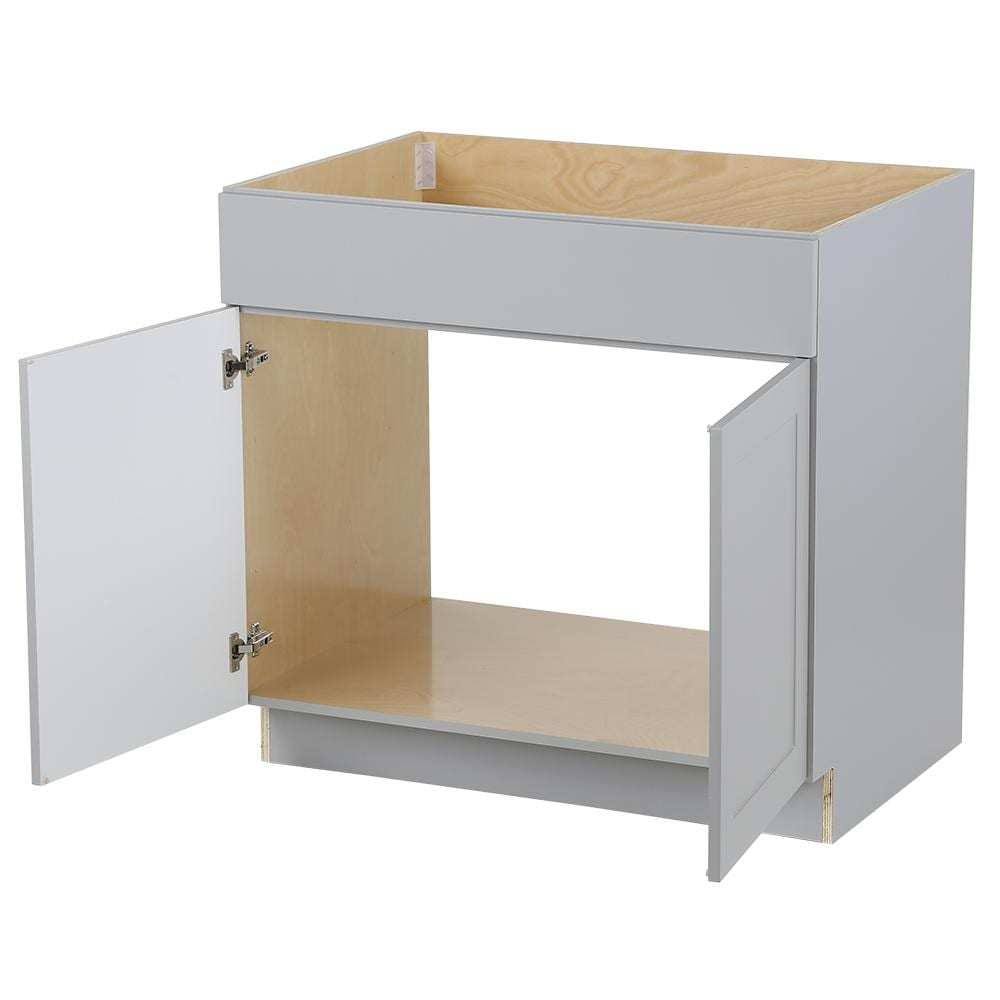 Gray Sink Base Cabinet Z20760