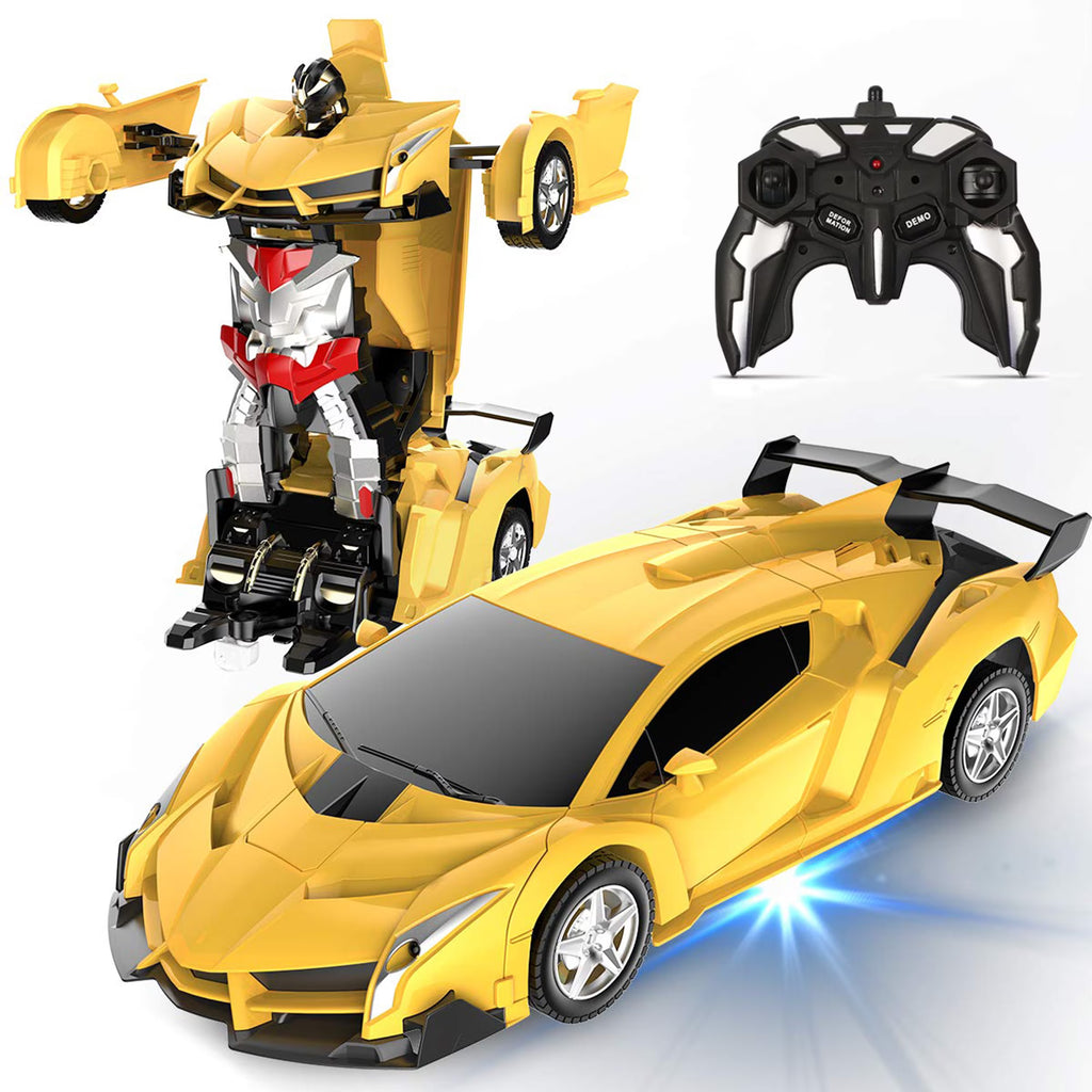 2-in-1 Transform Robot RC Racing Car, 2.4Ghz 1:18 Scale Y3235