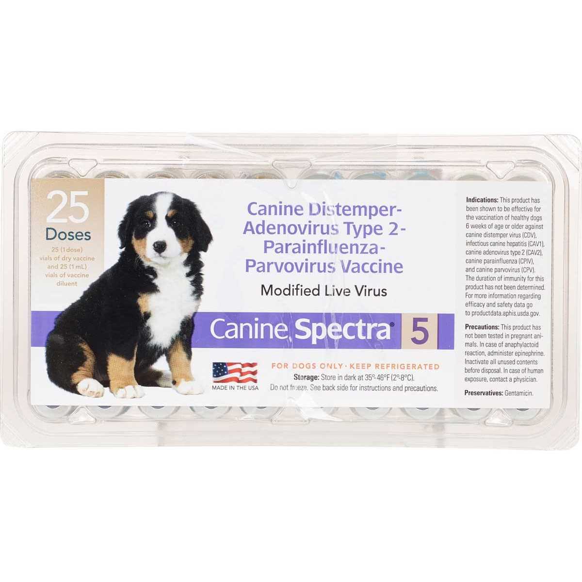 Canine Spectra 5 Dog Vaccine U244910