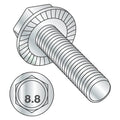 M6-1.0 x 20 mm Hex Flange Screws Serrated Grade 8.8 Zinc DIN6921 R3592